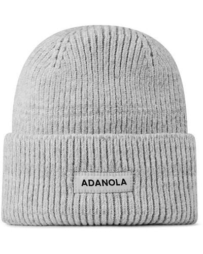ADANOLA Knit Beanie - Grey