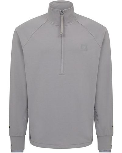 CP COMPANY METROPOLIS Stretch Fleece Sweatshirt - Grey