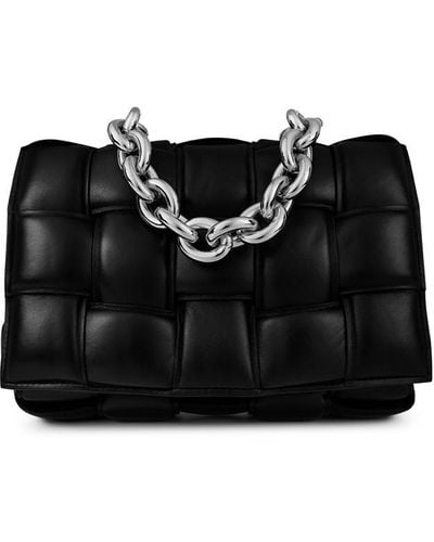 Bottega Veneta Cassette Chain Bag - Black