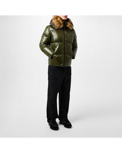 ARCTIC ARMY 's Faux Puffer Jacket - Green