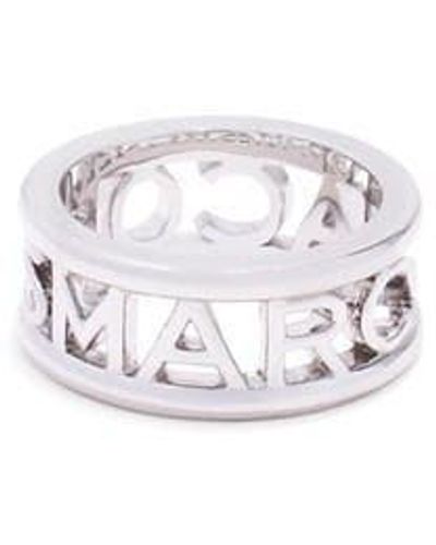 Marc Jacobs Monogram Ring - White