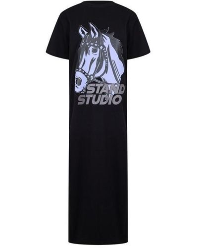 Stand Studio Stand Margo Ts Dress Ld42 - Black