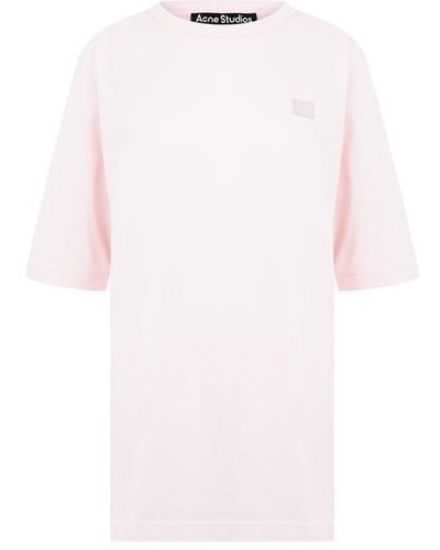 Acne Studios Acne Ss T-shirt Ld41 - Pink
