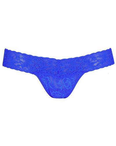Hanky Panky Worlds Most Comfortable Thong Low Rise - Blue