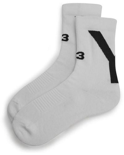 Y-3 Crew Socks - Grey