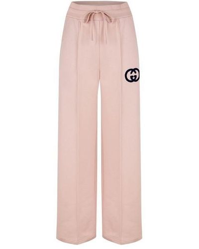 Gucci Cotton Jersey jogging Trousers - Pink