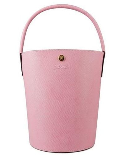 Longchamp Epure Crossbody Bucket Bag - Pink