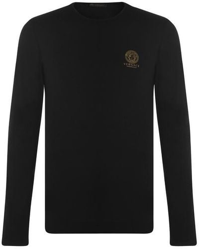 Versace Medusa Under L/s T-shirt - Black