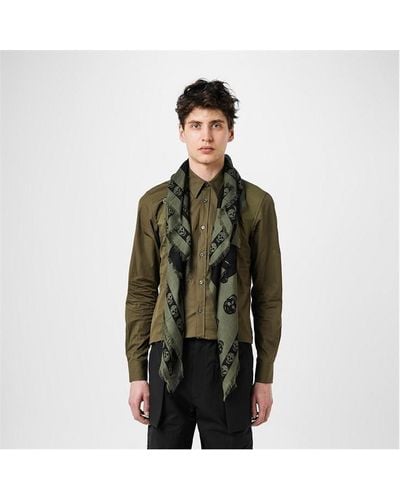 Alexander McQueen Military Harness Shirt - Green