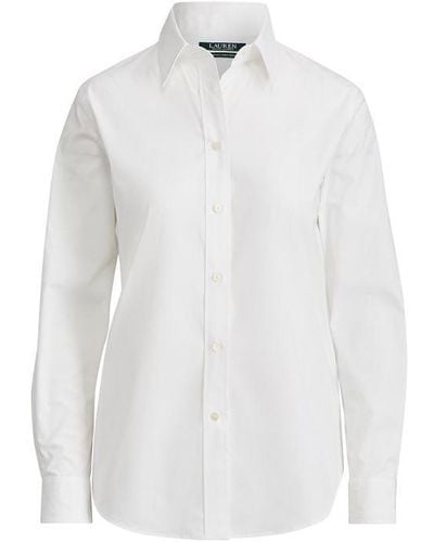 Lauren by Ralph Lauren Jamelko Long Sleeved Shirt - White