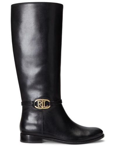 Ralph Lauren Bridgette Tall Boots - Black