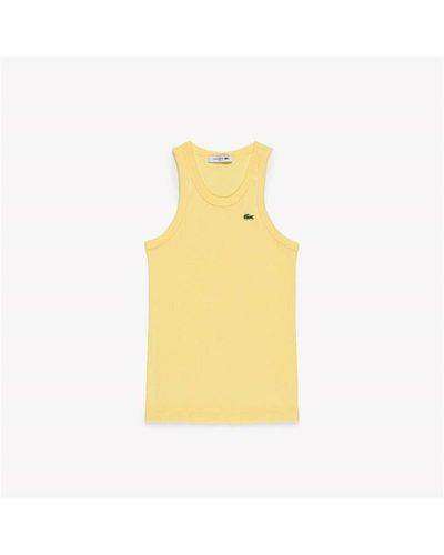 Lacoste Core Vest Ld43 - Yellow