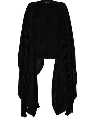 Balenciaga Bal Scarf Blouse Ld41 - Black