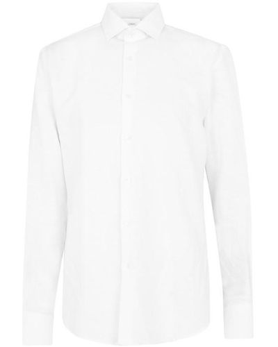 Richard James Aldwych Tailored Fit Shirt - White