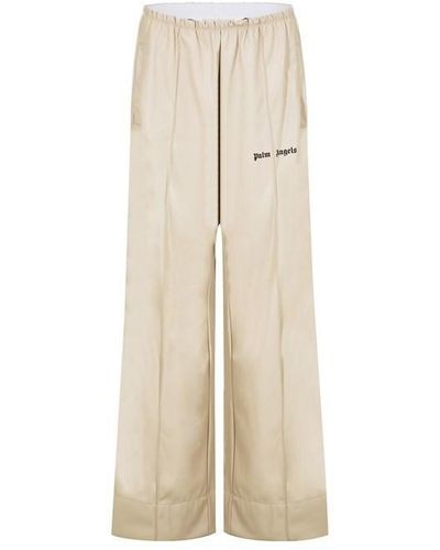 Palm Angels Palm Prnt Trck Trousers Ld99 - Natural