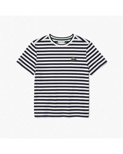 Lacoste Striped T-shirt - Blue