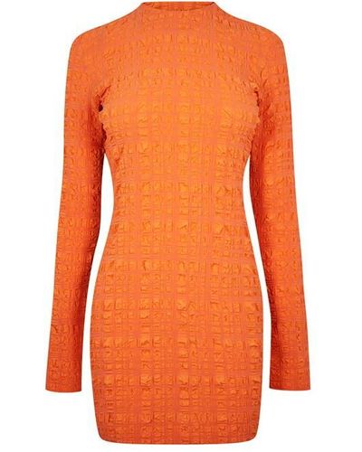 Nanushka Caelen Dress - Orange