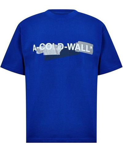 A_COLD_WALL* Acw Strata T Sn34 - Blue