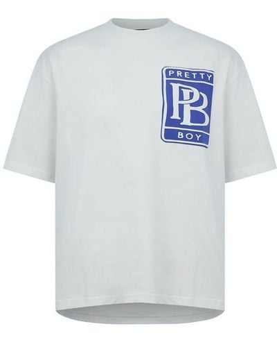 PRETTY BOY UGLY WORLD Roller Short Sleeve T-shirt - Blue