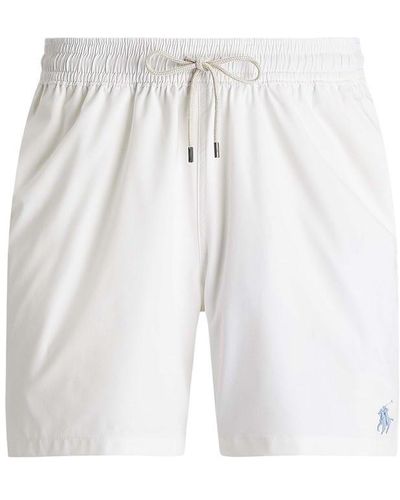 Polo Ralph Lauren Traveller Swim Shorts - White