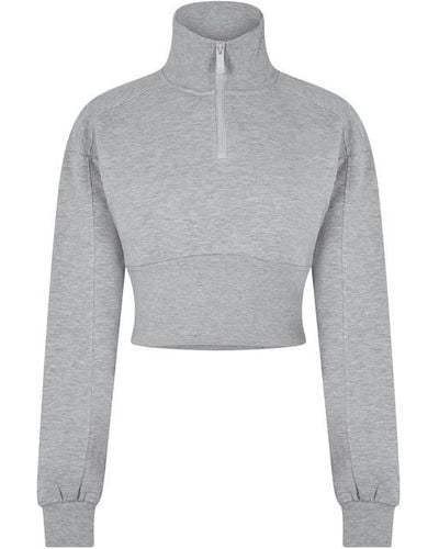 Alo Yoga Vixen Quarter Zip Fleece - Grey