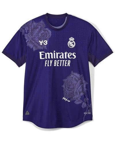 Y-3 X Real Madrid Fourth Shirt 2023 2024 - Blue
