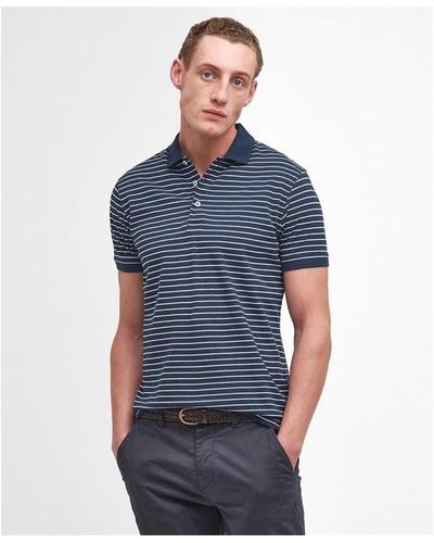 Barbour Westgate Striped Polo Shirt - Blue