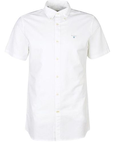 Barbour Oxford Short Sleeve Tailored Shirt - White