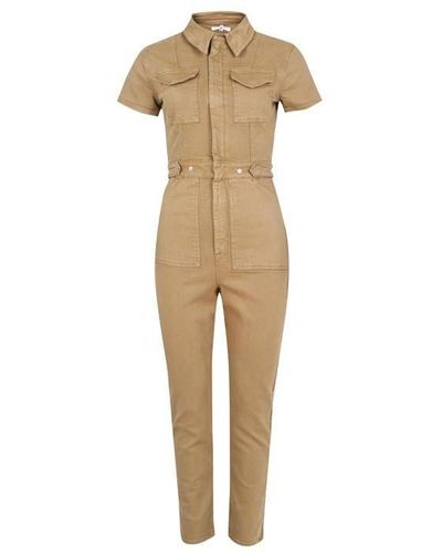 GOOD AMERICAN Fit For Success Jumpsuit - Natural