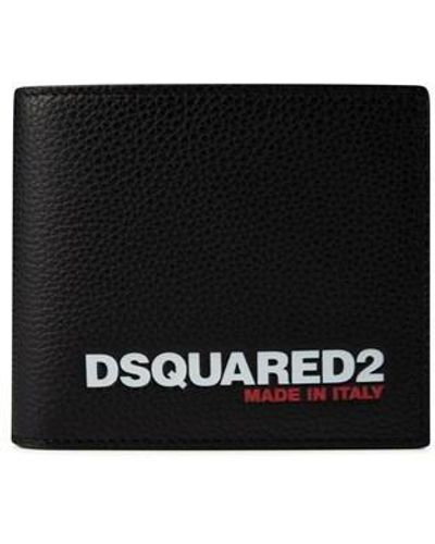 DSquared² Dsq Logo Wallet Sn34 - Black