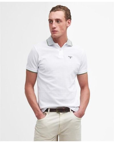 Barbour Denwick Polo Shirt - White