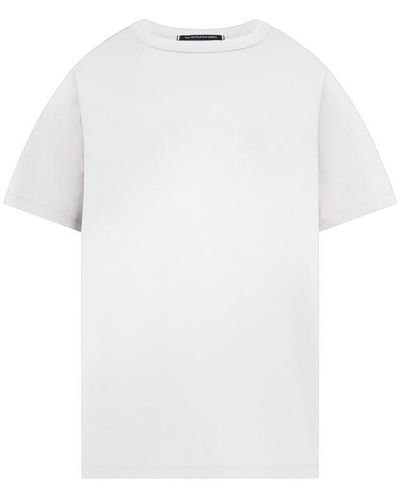 CP COMPANY METROPOLIS Cotton Jersey T Shirt - White