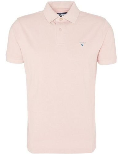 Barbour Sports Polo Shirt - Pink