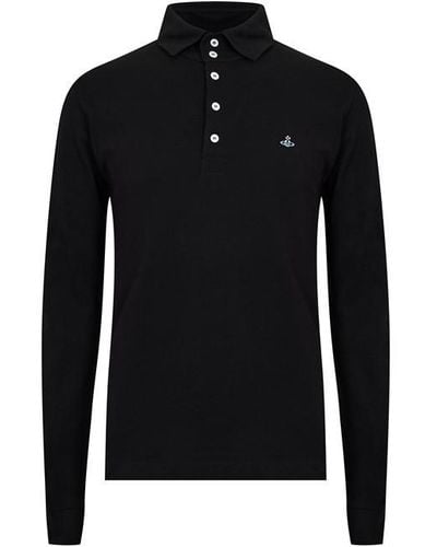 Mens vivienne westwood long sleeve cheap polo