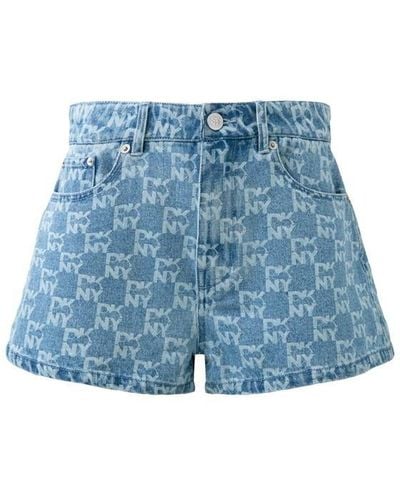 DKNY Denim Shorts Ld42 - Blue