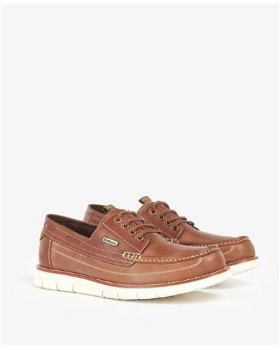 Barbour Hardy Boat Shoes - Brown