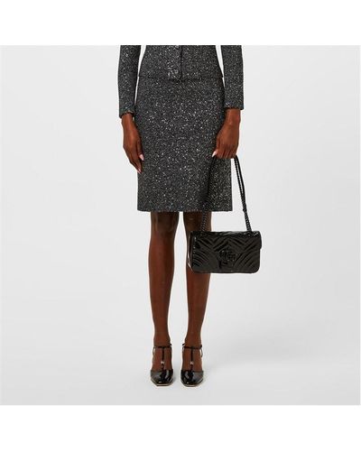 Gucci Sequin Midi Skirt - Grey