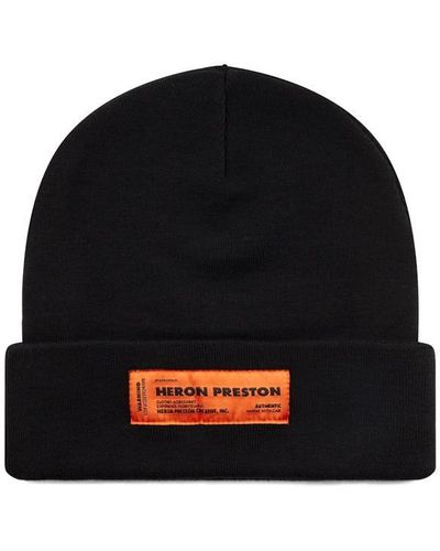 Heron Preston Logo Beanie - Black
