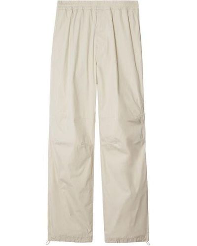 Burberry Burb Parachute Trousers Sn42 - Natural