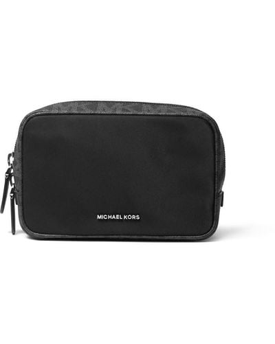 Michael Kors Nylon Wash Bag - Black