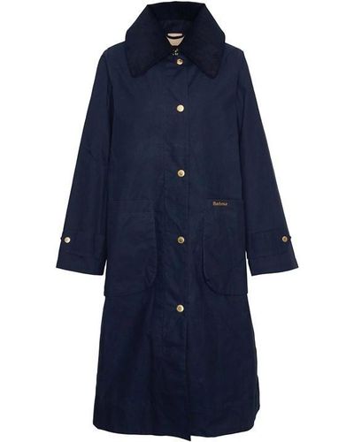 Barbour Paxton Showerproof Trench Coat - Blue