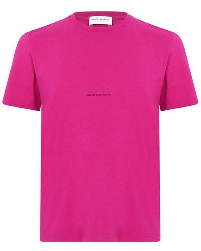 Saint Laurent 1966 Original T Shirt - Pink