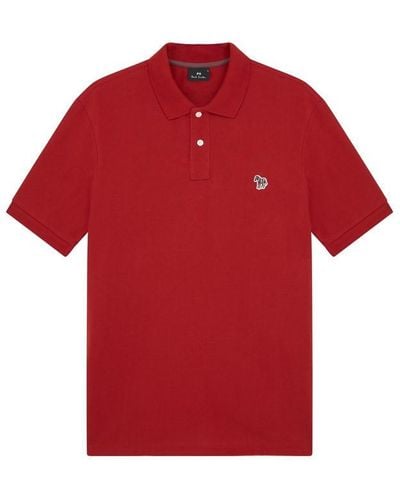 PS by Paul Smith Zebra Regular Polo Shirt - Red