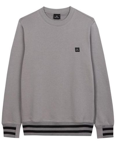 PS by Paul Smith Ps Patch Crew Swt Sn42 - Grey