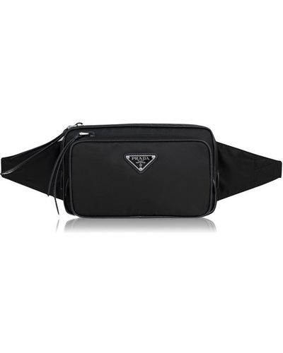 Prada Double Belt Bag - Black
