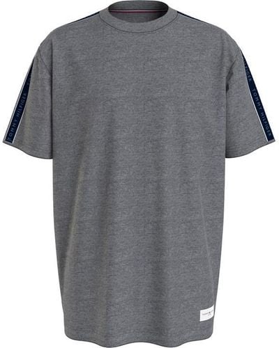 Tommy Hilfiger Short Sleeve T Logo - Grey