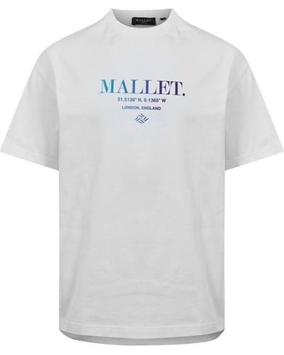 Mallet Latitude Gradient T-shirt - White