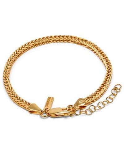 Common Lines Franco Bracelet Gold - Metallic