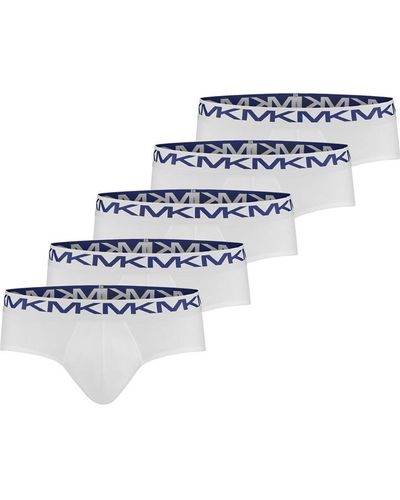 Michael Kors Mk Basic Low Rise Brief 5pk - Blue