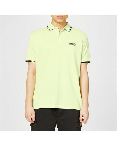 Barbour Evan Tipped Polo - Yellow